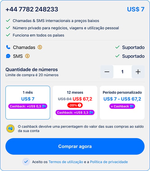 Janela de compra