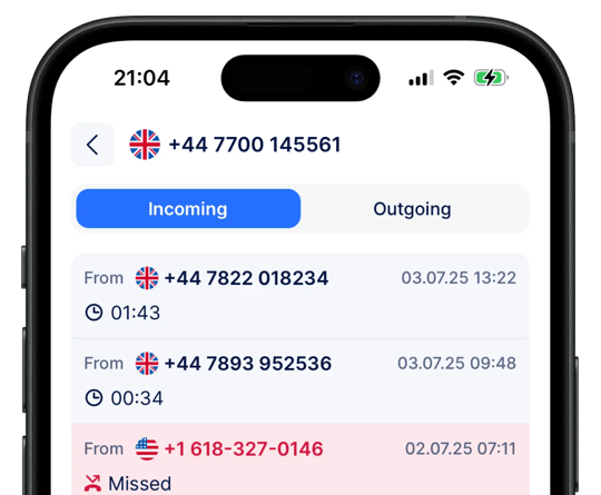 Receiving Calls