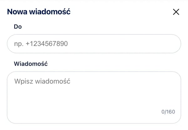 Wysyłanie SMS
