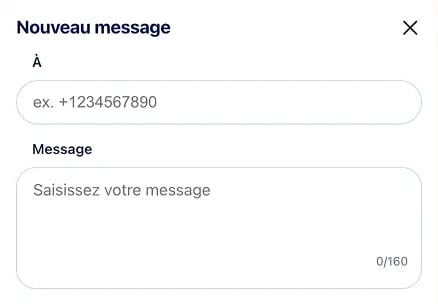 Envoi de SMS