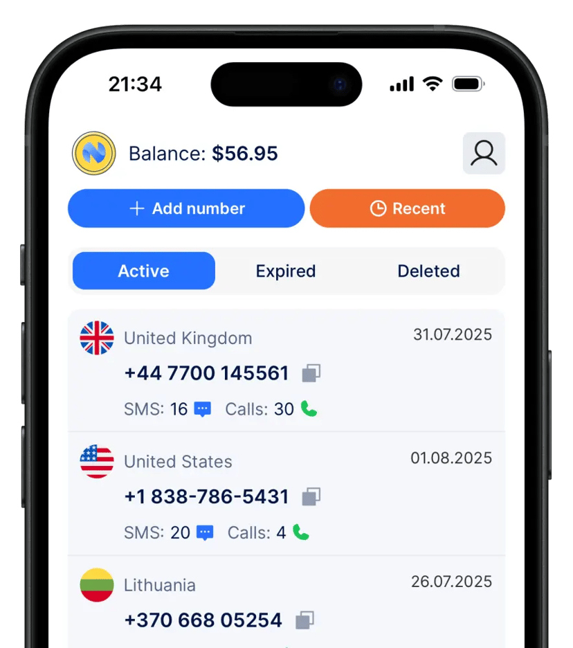 Numgo mobile app