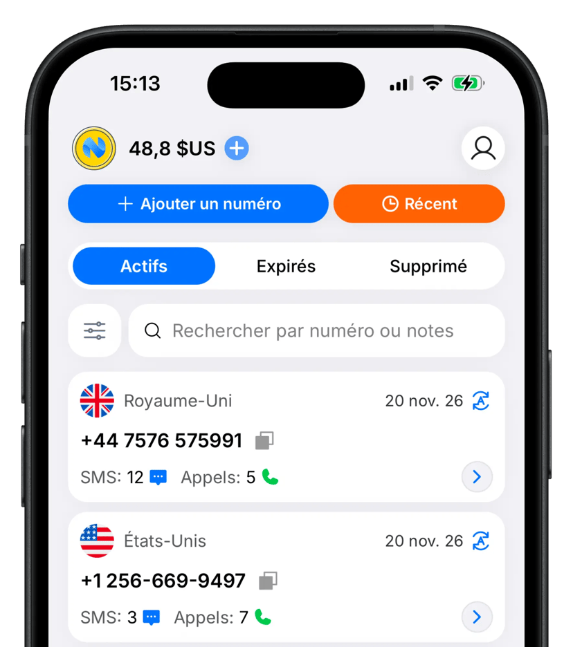 Application mobile Numgo